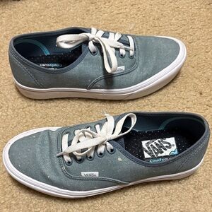 Vans Men's Teal Canvas Sneakers